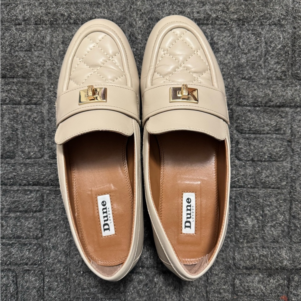 Dune London Beige Loafers